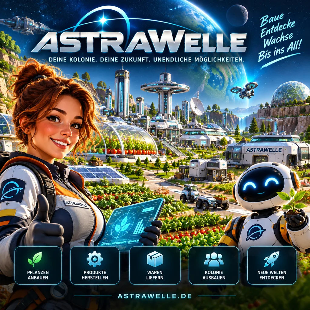 AstraWelle space strategy browser game artwork